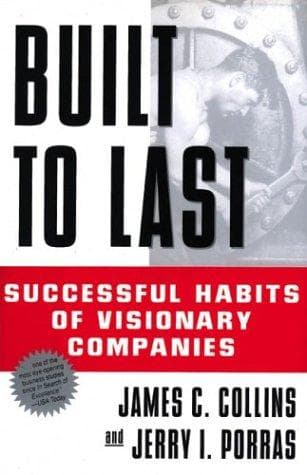 Built to Last by Jim Collins, book cover