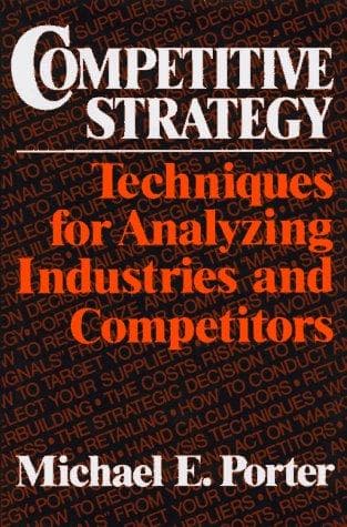 Competitive Strategy by Michael Porter, book cover