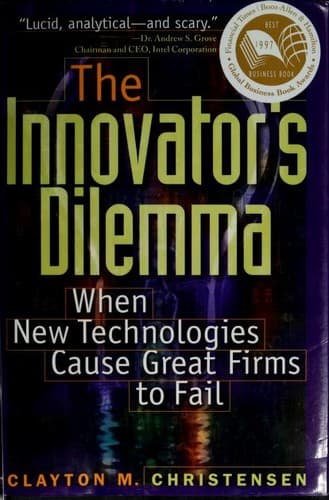 The Innovator’s Dilemma by Clayton Christensen, book cover