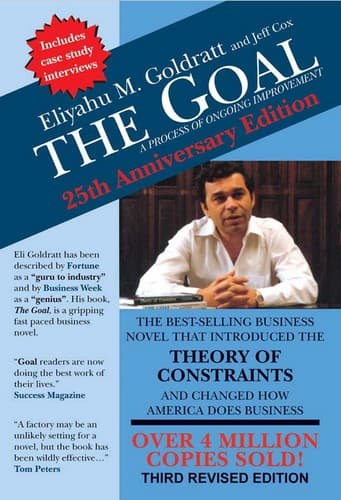 The Goal by Eliyahu Goldratt, book cover