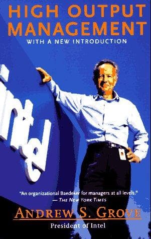 High Output Management by Andrew Grove, book cover